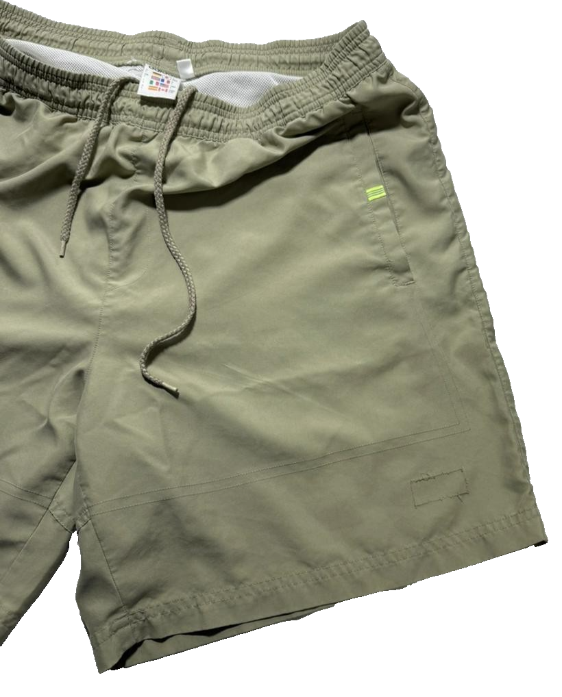 Adidas Men's Training Shorts In A Light Olive Green Color - Size L