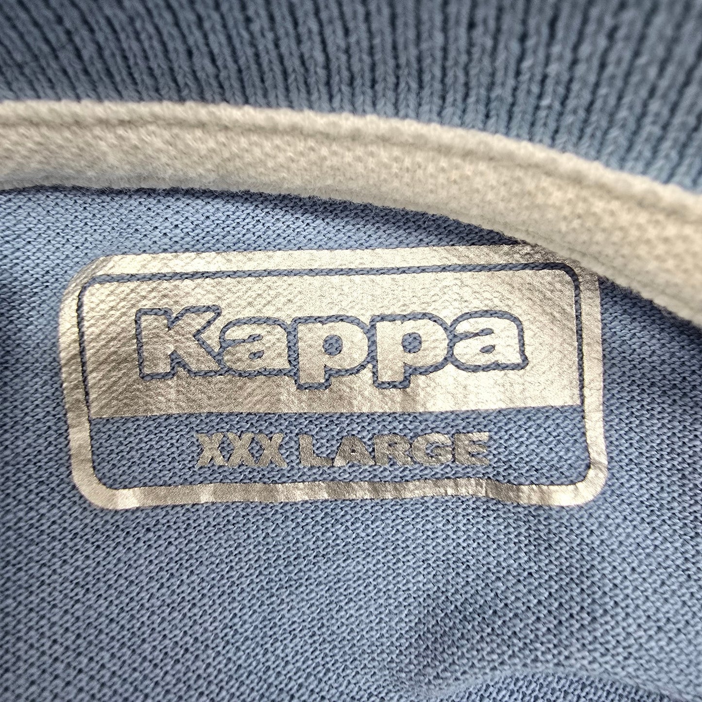 Kappa Boys Light Blue Cotton Polo Shirt XLarge Embroidered Logo