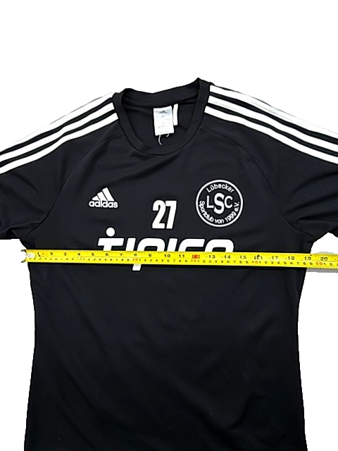 Adidas Men's Black Climalite M Sports T-Shirt Stripes