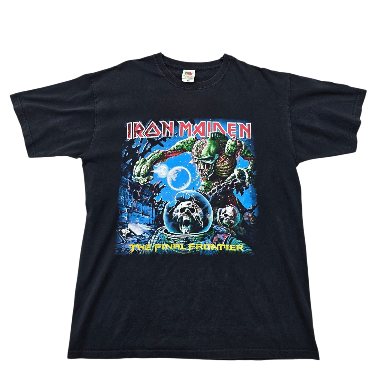 Iron Maiden Unisex Final Frontier Black T-Shirt Size L Official
