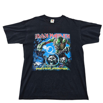 Iron Maiden Unisex Final Frontier Black T-Shirt Size L Official