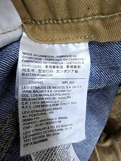 Levi's Men's Slim Fit 511 Jeans Size M 33x34 Medium Wash
