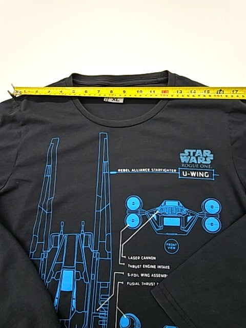 Star Wars Boys Black T-Shirt size XL product image 5
