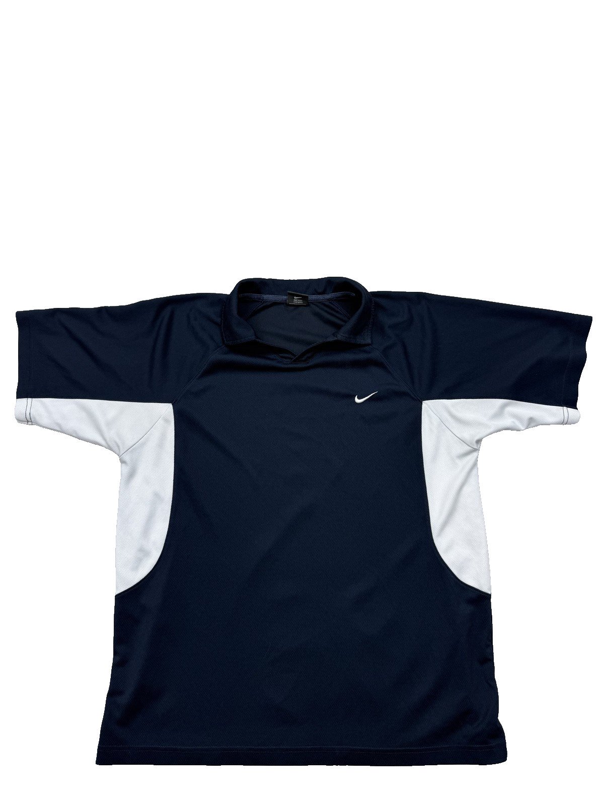 Nike Men's XXL Black/White Dri-FIT Golf Polo Short Sleeve