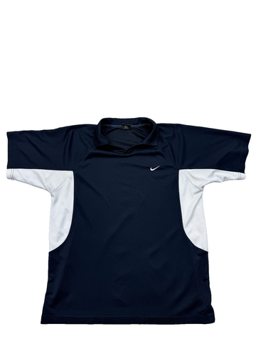 Nike Men's XXL Black/White Dri-FIT Golf Polo Short Sleeve