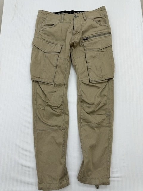 G-Star RAW Men's Khaki Rovic Cargo Pants 32/32 Tapered