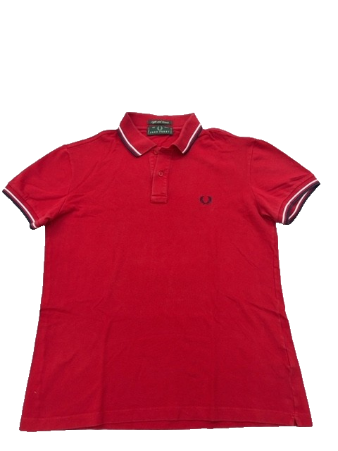 Fred Perry Men's Red Polo Shirt – Size 42
