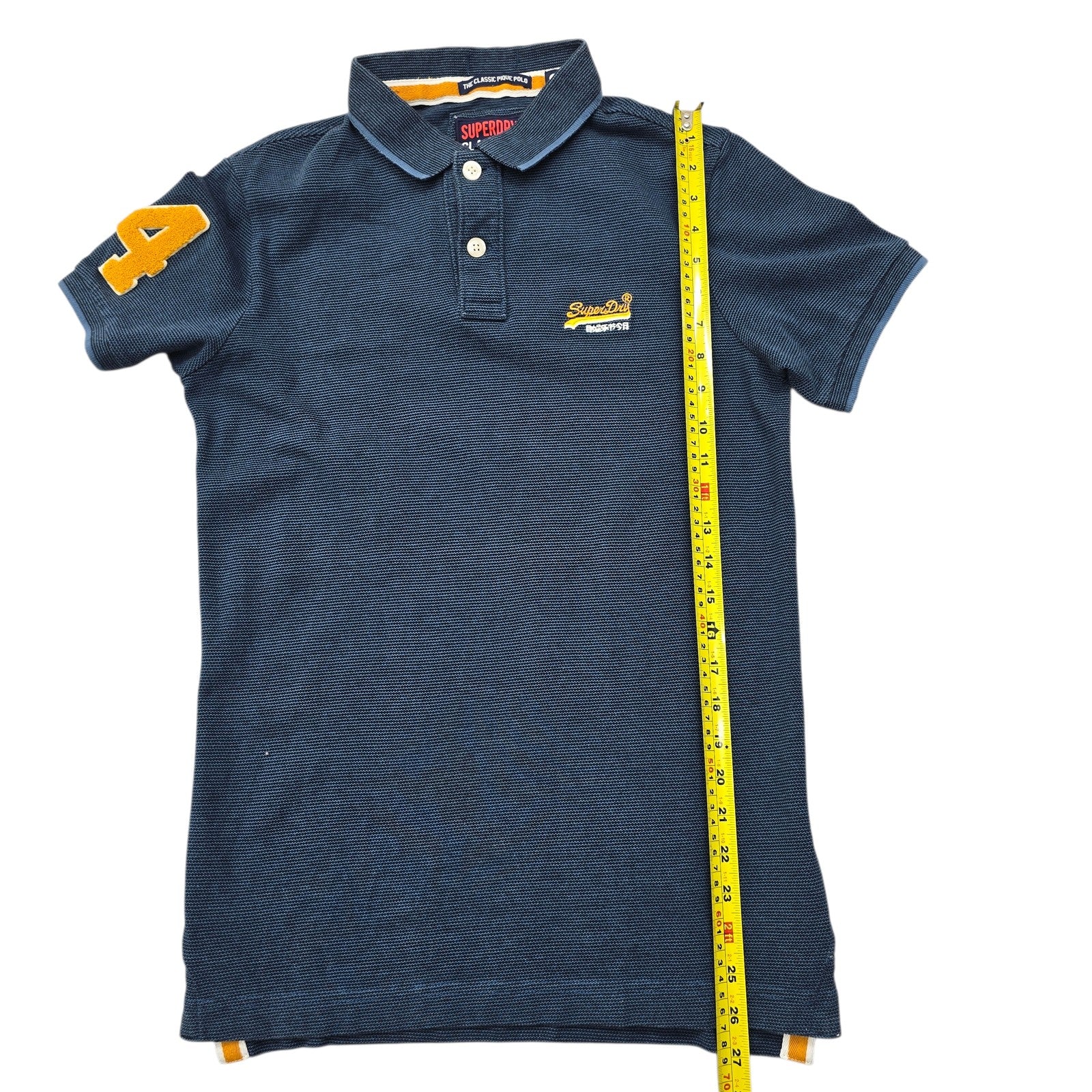 Superdry Men Navy Polo Shirt size S product image 8