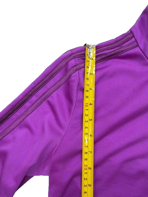Adidas Women's Purple Track Jacket Size D Originals 3-Stripes