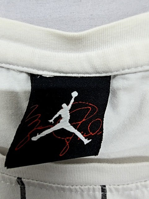 Jordan NBA Swingman Jersey White Striped XL Men's Short Sleeve