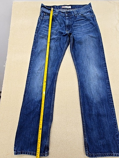 Levi's 506 Men's Straight Stretch Jeans 34x34 Blue Med Wash