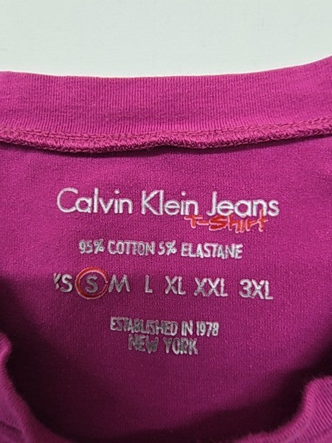 Calvin Klein Jeans Women Pink T-Shirt size S product image 4