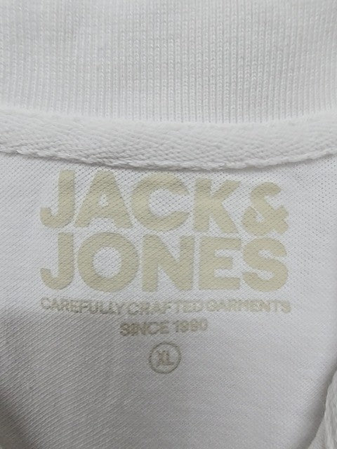 Jack & Jones Men White Polo Shirt product image 4