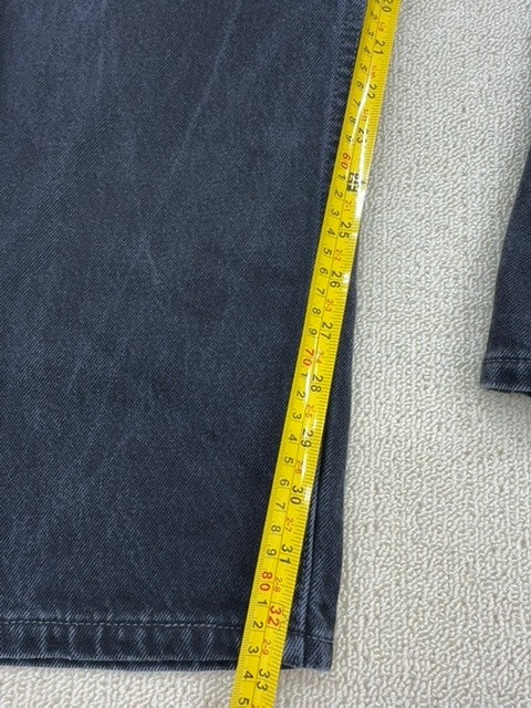 Levi's 501 Men's Black Denim Jeans 36x34 Original Fit Button Fly