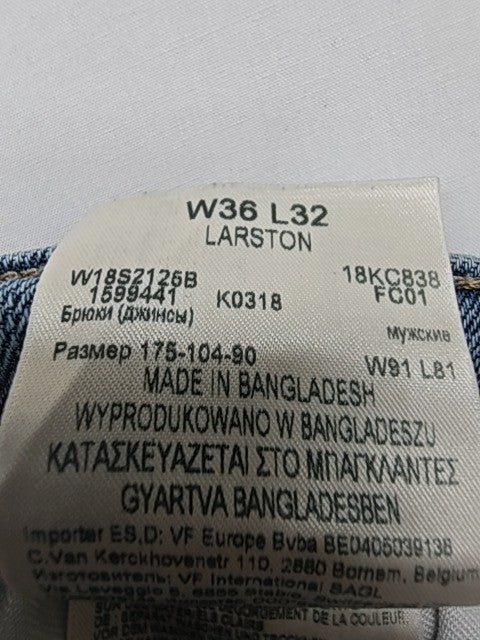 Wrangler Men Blue Jeans size W36 L32 product image 5