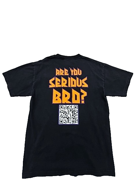 WWE Men's Zack Ryder Black T-Shirt Size M