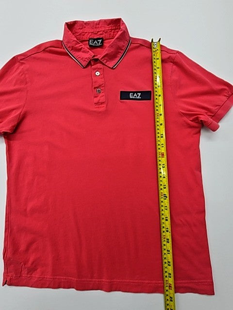 Emporio Armani Men Red Polo Shirt product image 7