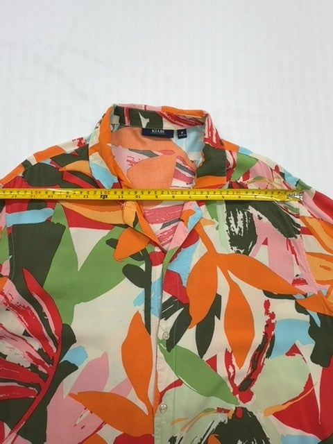 Kiabi Men's Multicolor Floral Tropical Shirt Size M