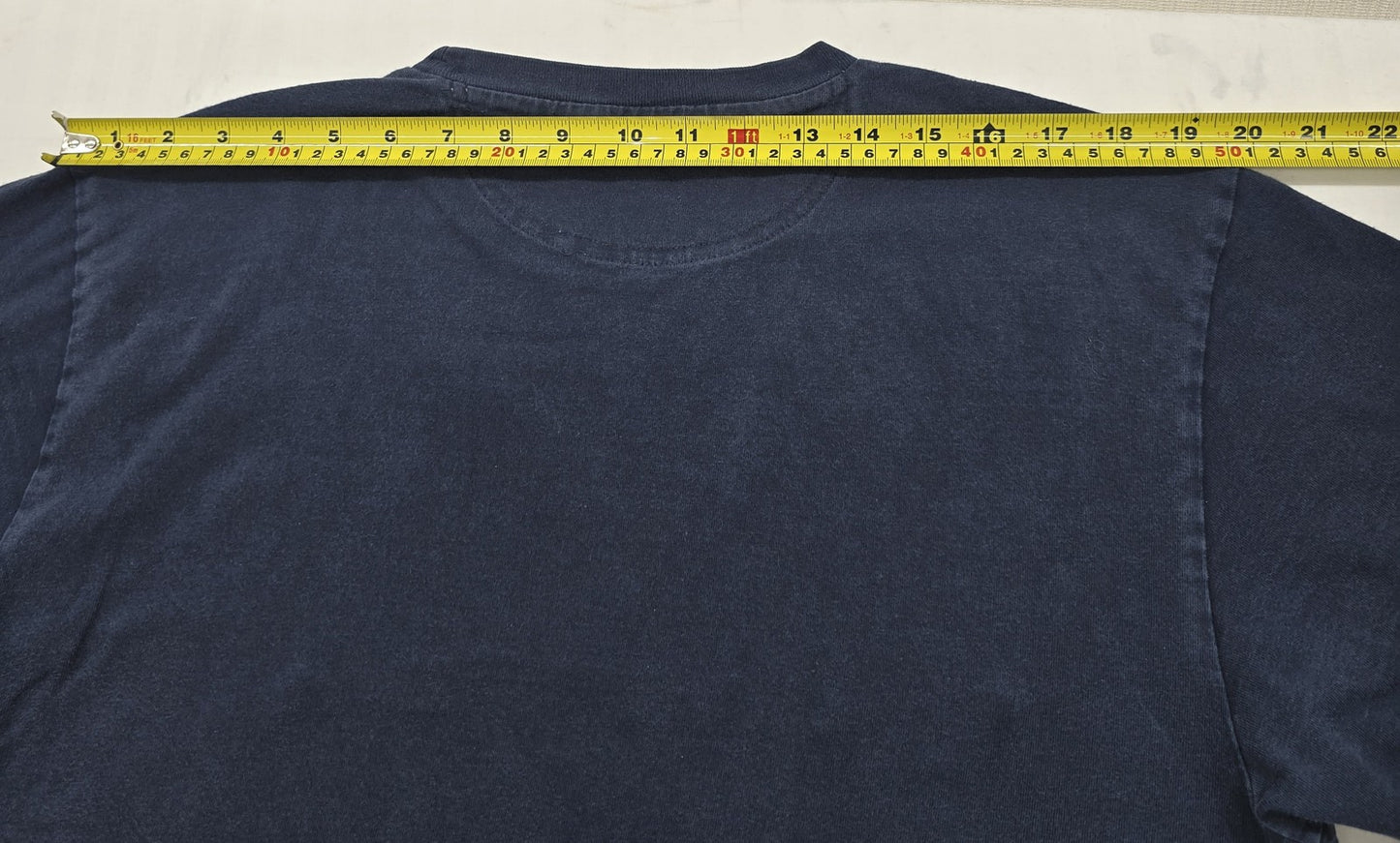 Champion Men's Navy Blue Iconic T-Shirt L Vintage USA Embroidered Logo