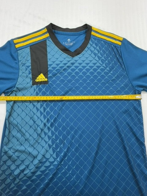 Adidas Men's End Plastic Waste Blue Jersey XL NWT