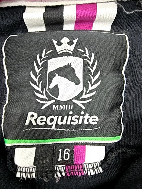 Requisite Boys Black Polo Shirt size 16 product image 3