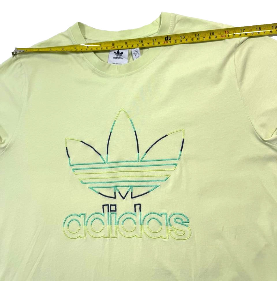 Adidas Originals Trefoil Series T-Shirt In "Almost Lime" - Size L