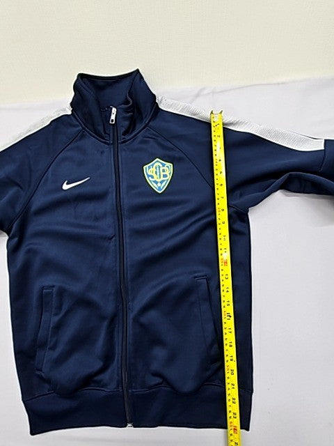 Nike Men's Navy Track Jacket S Full Zip Sportswear Poly Sml