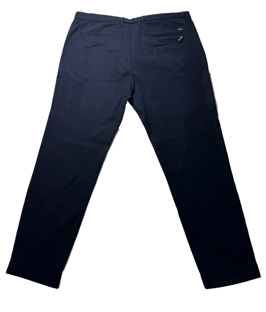 Emporio Armani Men�S Navy Trousers Size 54 Tailored Luxury Pants