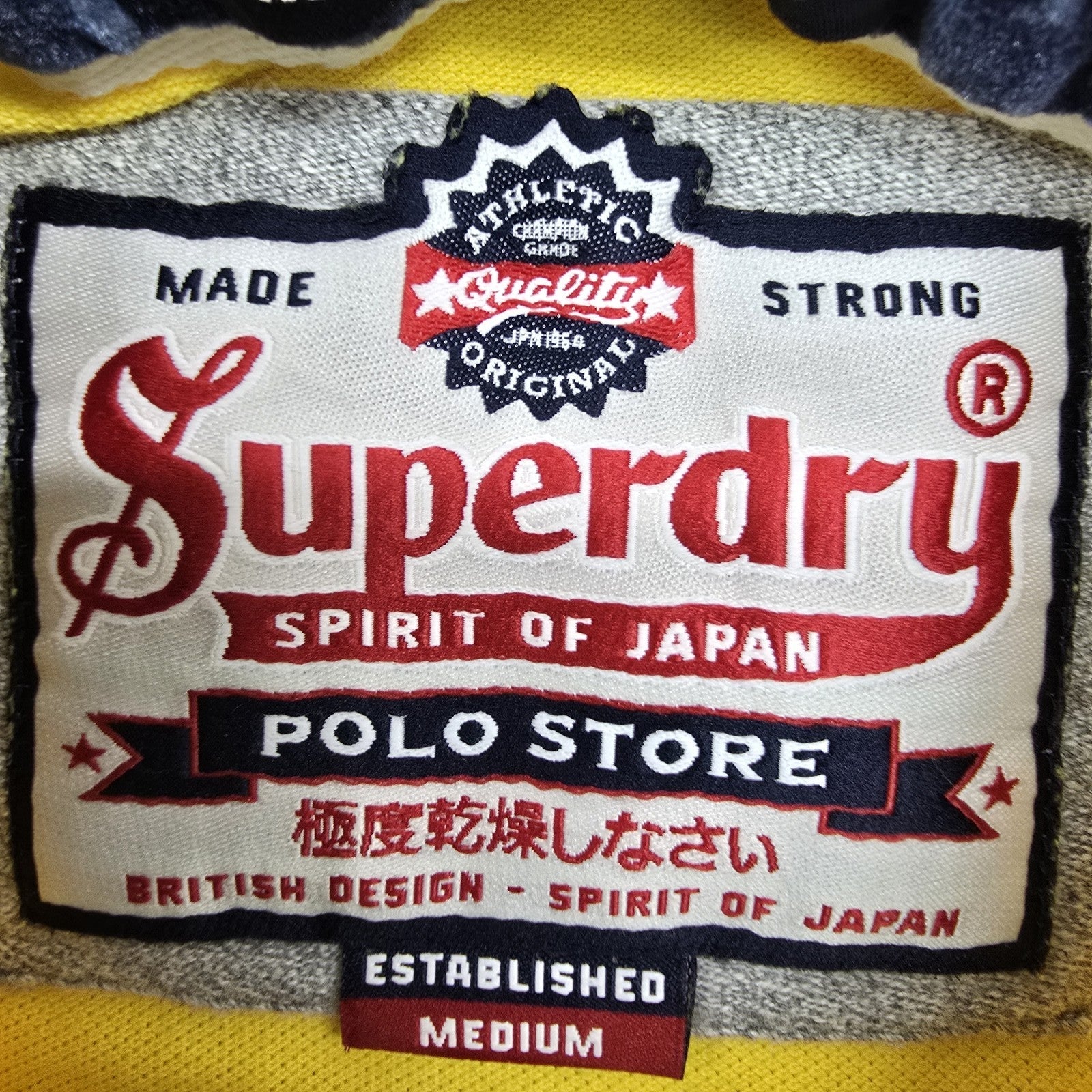 Superdry Men Yellow Polo Shirt size M product image 3