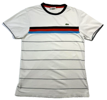 Lacoste Men'S Printed Colourblock T-Shirt - Size 2