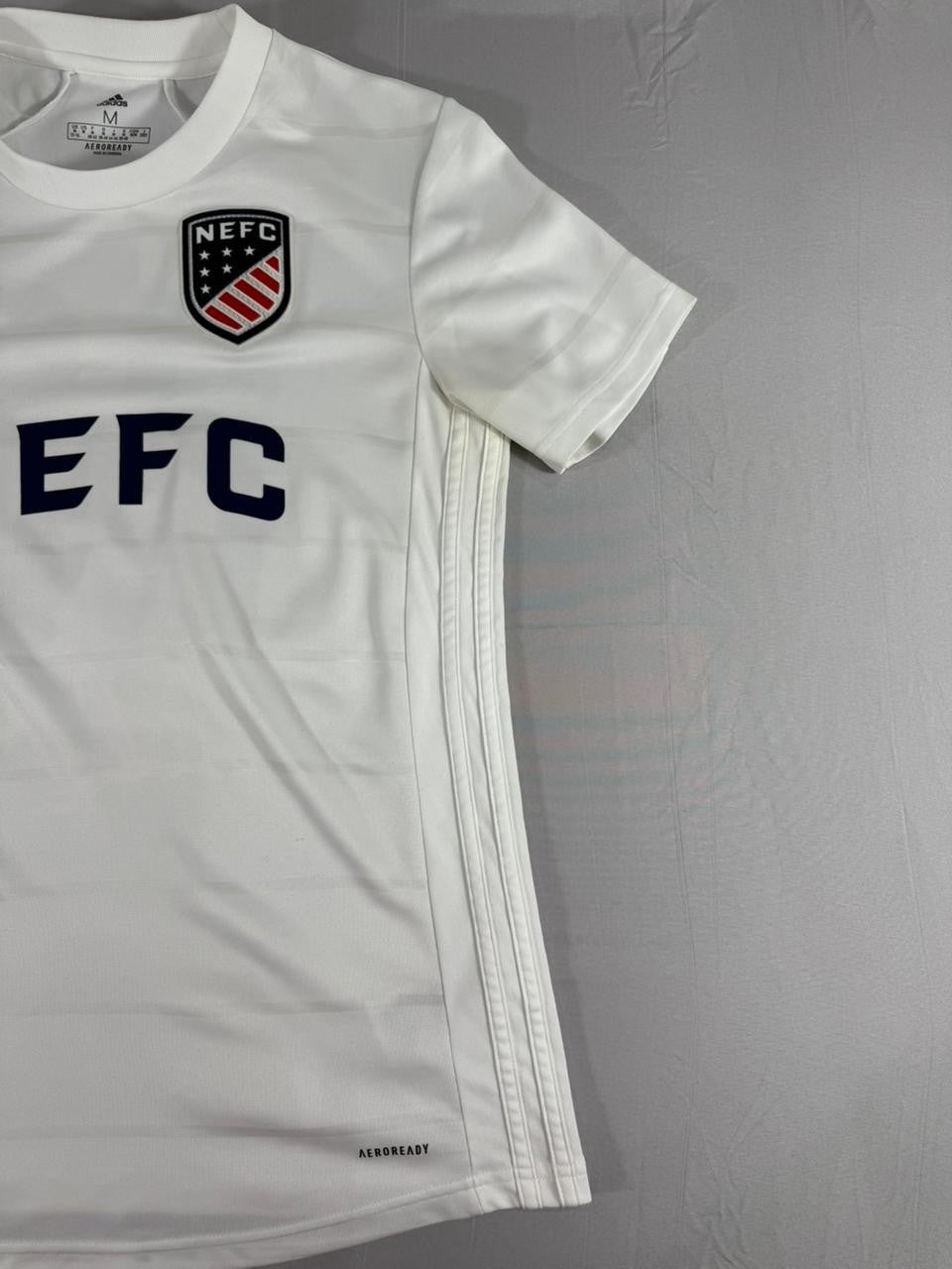 Adidas NEFC Home Football Shirt White Men Medium
