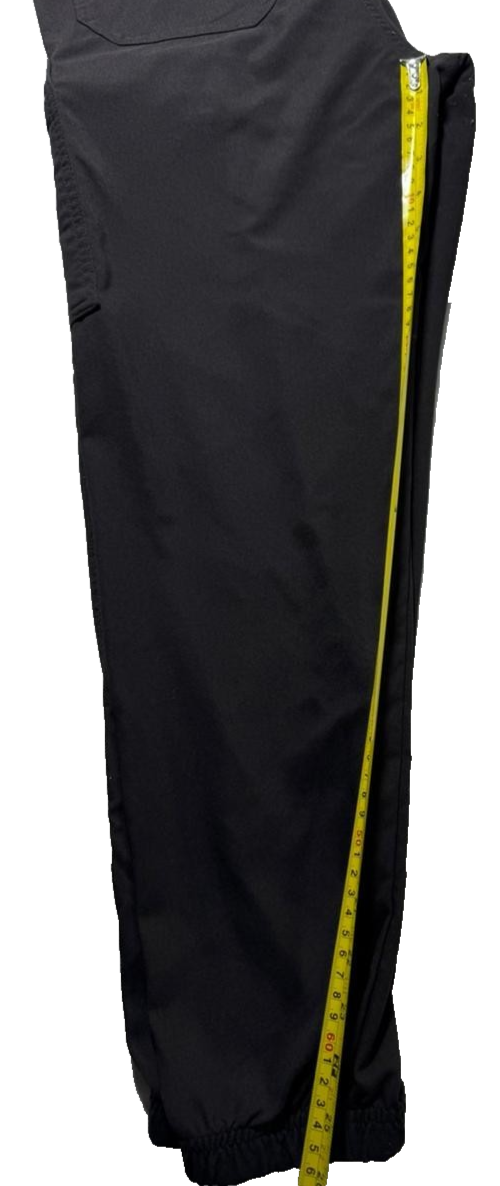 Carhartt Teens Black Cargo Work Pants Elastic Ankles Multi-Pocket Design Size S
