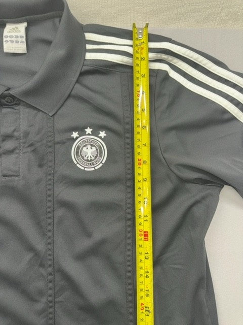 Adidas Germany National Team Black XL Polo Shirt 3-Stripes Soccer