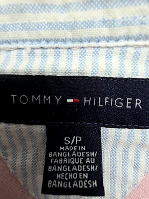 Tommy Hilfiger Men's Pink Short Sleeve Polo Shirt Size S Cotton