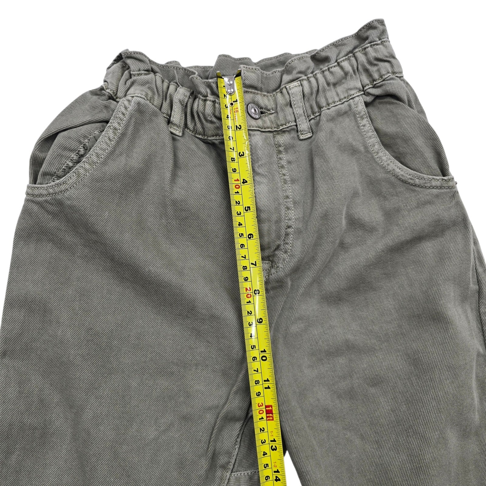 Zara Women Green Pants size 2 product image 5