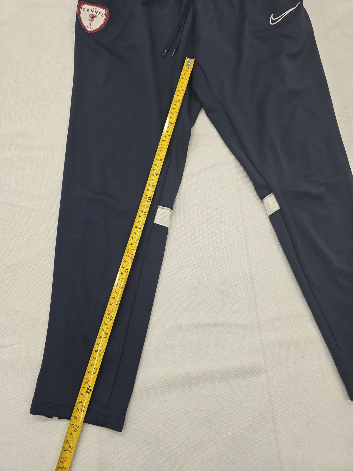 Nike Men's Navy Dri-FIT Soccer Tapered Pants L Drawstring