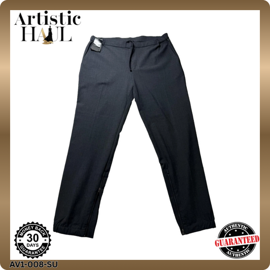 Emporio Armani Men's Gray Pants – Size 54, Slim Fit – Ref 17A74