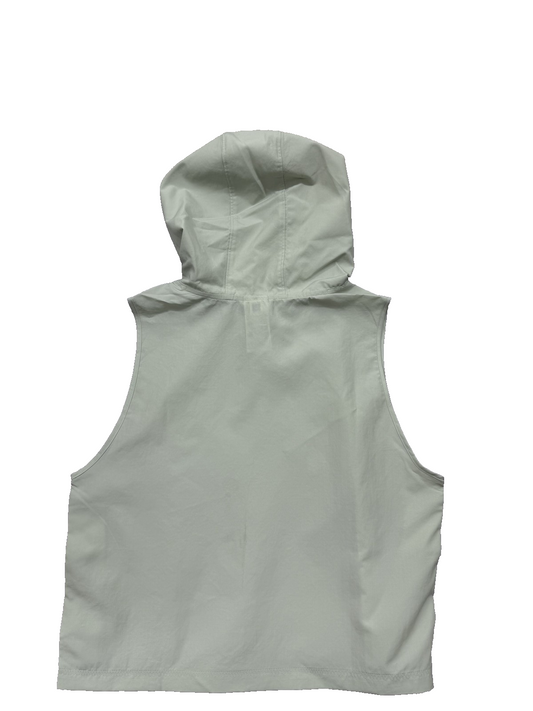 Adidas Women's Green Hoodie – Size M, Sleeveless