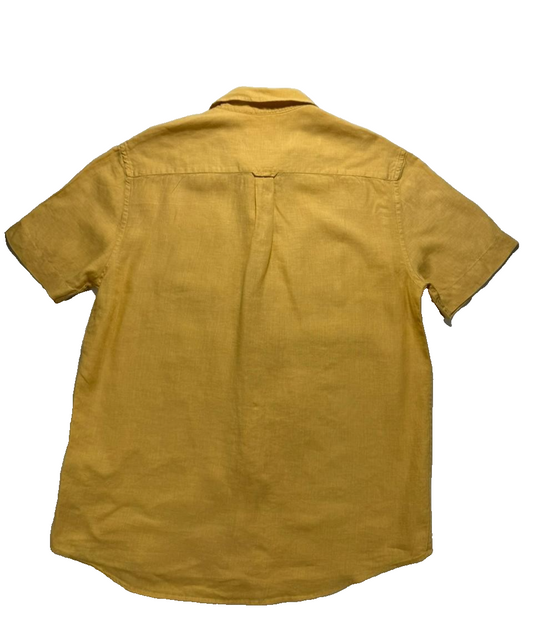 Marks & Spencer Men's Yellow Shirt – Size M
