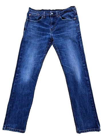 Levi's Men's 502 Regular Taper Medium Blue Jeans Size Regular Stretch