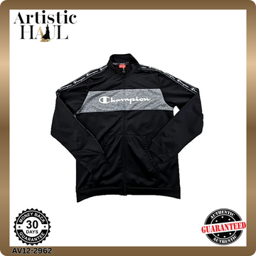 Champion Men's Black Track Jacket 2X-Large Big & Tall