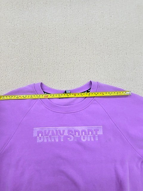 DKNY Sport Purple Women's Sweatshirt M Raglan Long Sleeve