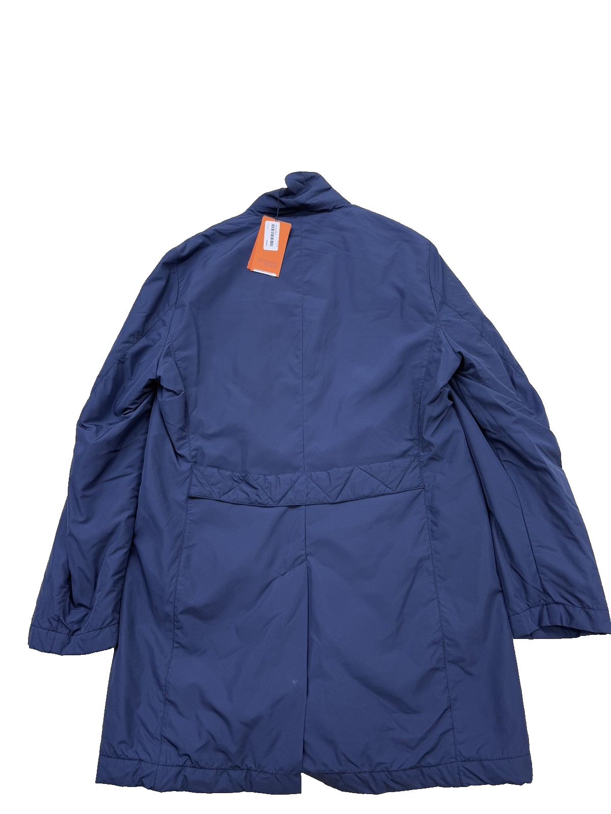 Trussardi Jeans Men's Down Jacket Size 43 Navy Italy Heavy Warmth