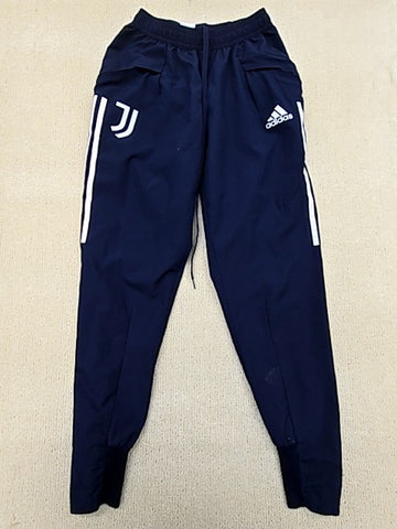 Adidas Unisex Juventus Navy Track Pants XS Drawcord Tapered