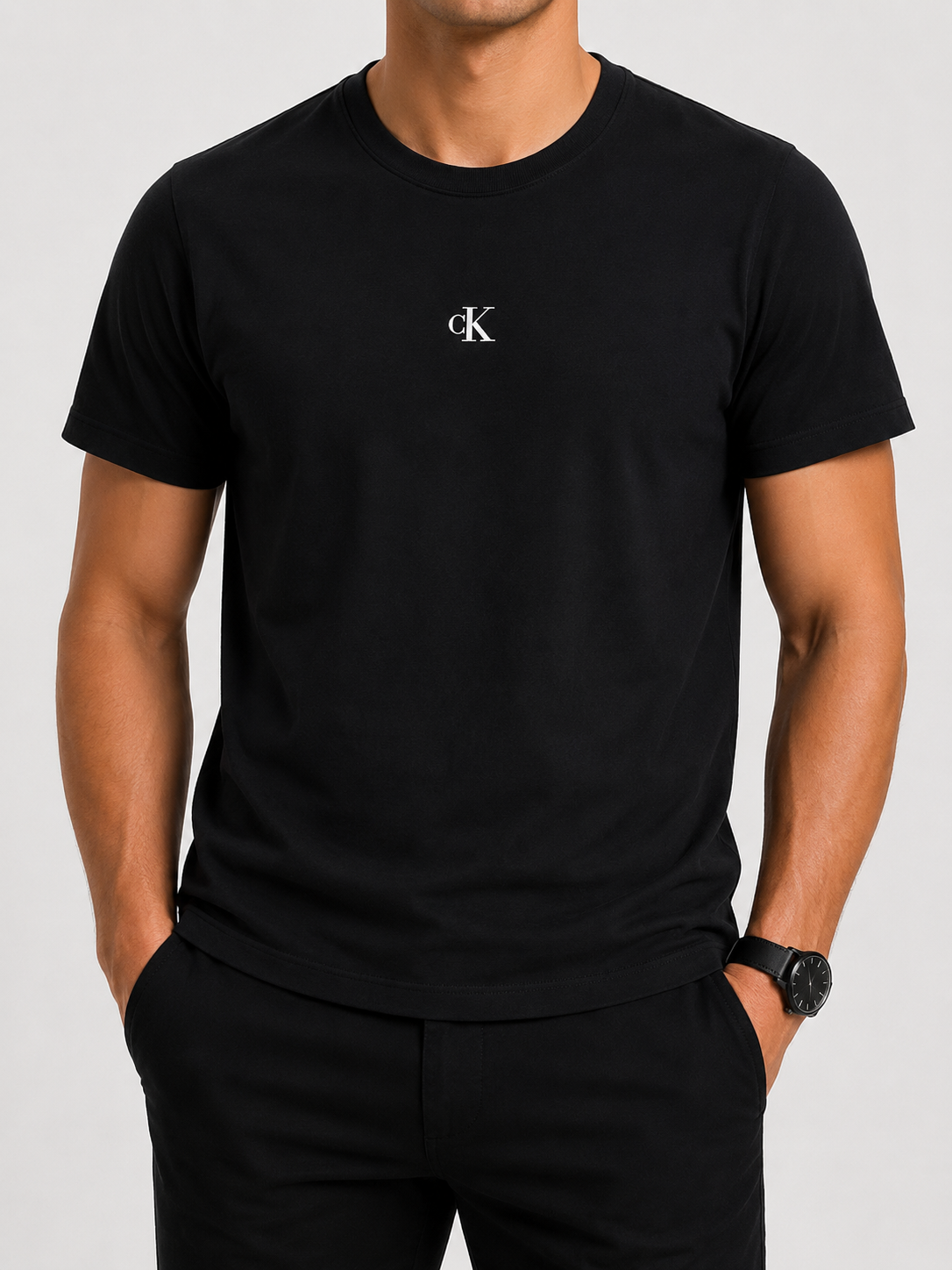 Calvin Klein Boys Black T-Shirt size S product image 1