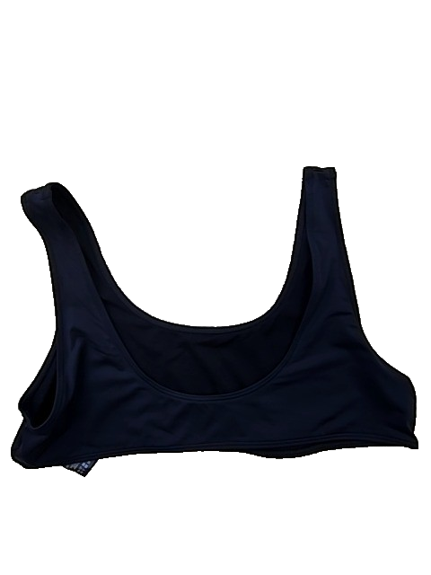 Only Women's Bikini Top Black Sports Bra Style Women's Swimwear Size XL