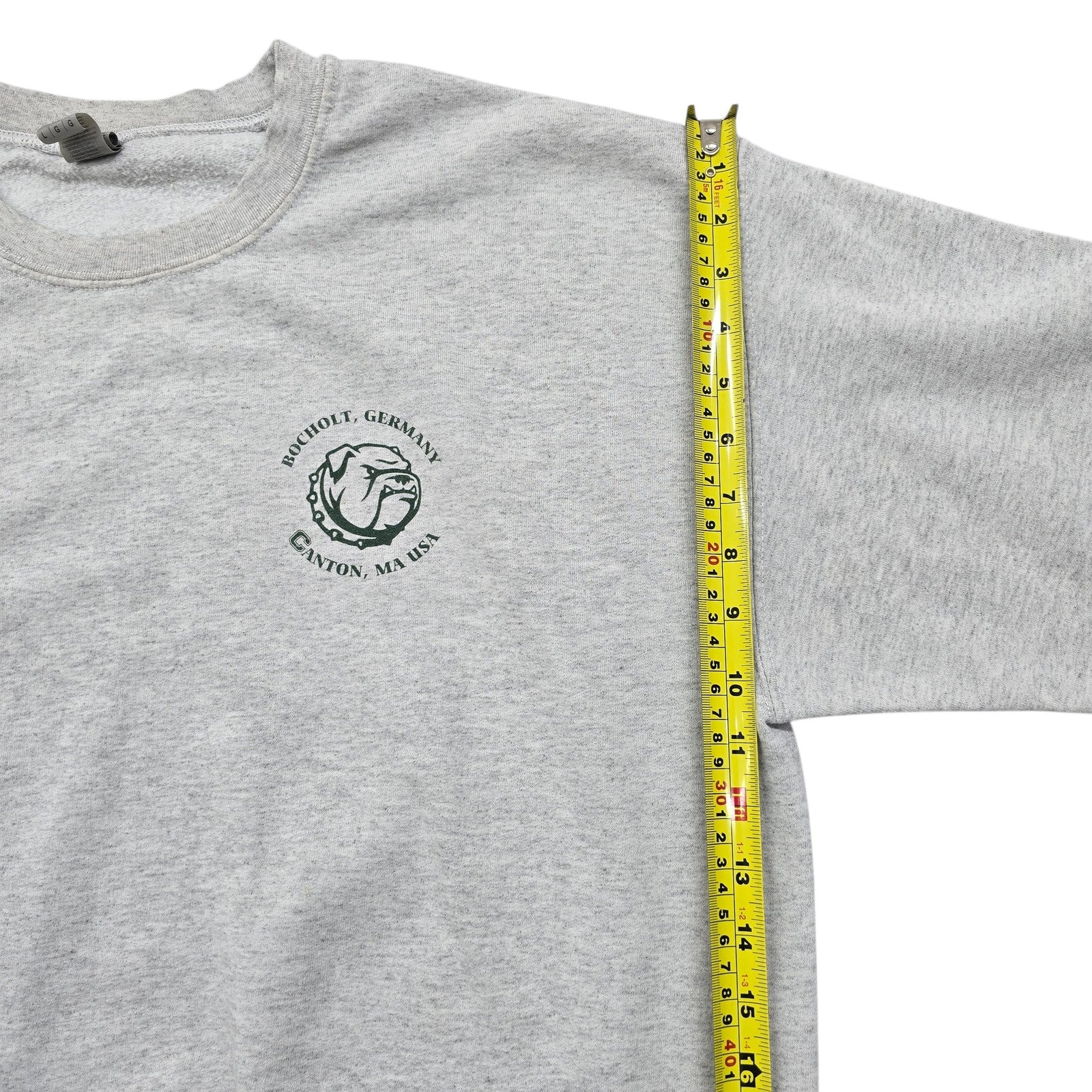 Gildan Men Gray Sweatshirt size L product image 6