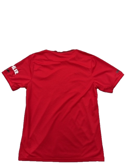 Adidas Manchester United Red Jersey L Short Sleeve Crewneck Polyester