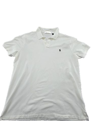 Polo Ralph Lauren White Golf Polo Shirt XL Short Sleeve Cotton