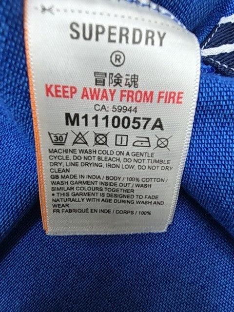 Superdry Men Blue Polo Shirt size M product image 9
